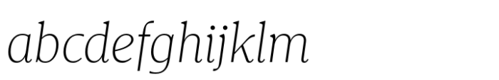 Vinco Text Thin Italic FONT