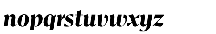 Vinco Title Heavy Italic Font LOWERCASE