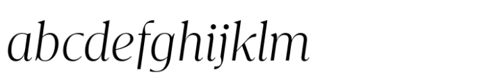 Vinco Title Light Italic FONT