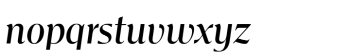 Vinco Title Medium Italic Font LOWERCASE
