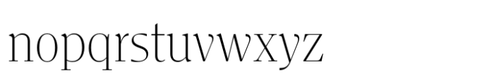 Vinco Title Thin Font LOWERCASE