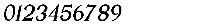 Vindira Italic Font OTHER CHARS