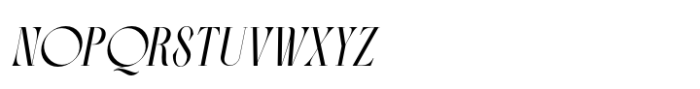 Vingico Display Bold Italic Font UPPERCASE