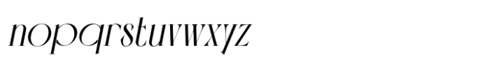Vingico Display Bold Italic Font LOWERCASE