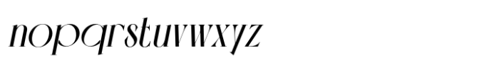 Vingico Display Extra Bold Italic Font LOWERCASE