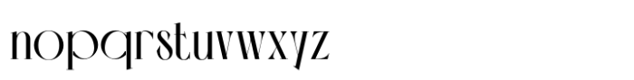 Vingico Display Extra Bold Font LOWERCASE
