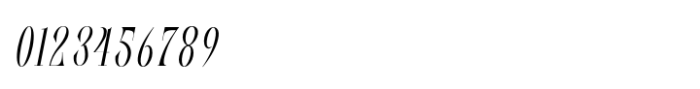 Vingico Display Italic Font OTHER CHARS
