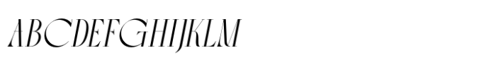 Vingico Display Italic Font UPPERCASE