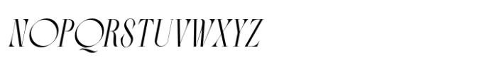 Vingico Display Italic Font UPPERCASE