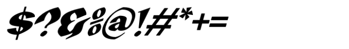 Vinicius Extrabold Italic Font OTHER CHARS