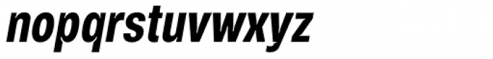 Vinila Compressed Bold Oblique Font LOWERCASE