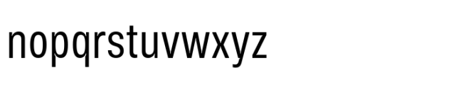 Vinila Compressed Light Font LOWERCASE