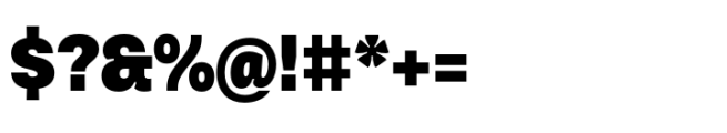 Vinila Condensed Black Font OTHER CHARS