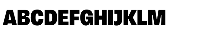 Vinila Condensed Black Font