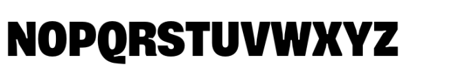 Vinila Condensed Black Font UPPERCASE