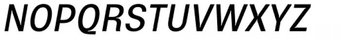 Vinila Condensed Oblique Font UPPERCASE