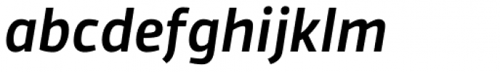 Vinkel Medium Italic Font LOWERCASE