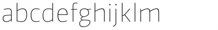 Vinkel Thin Font LOWERCASE
