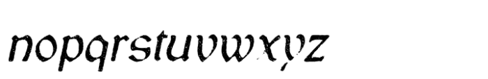 Vinque Antique Light Italic Font LOWERCASE