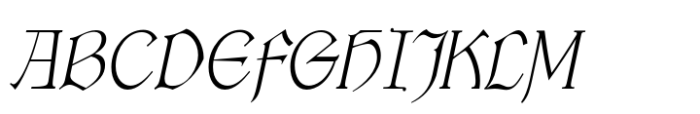 Vinque Hairline Italic Font UPPERCASE