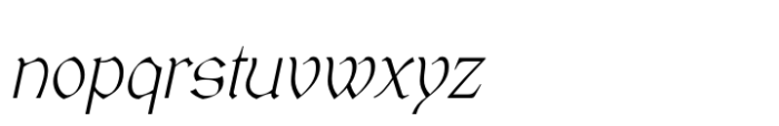 Vinque Hairline Italic Font LOWERCASE