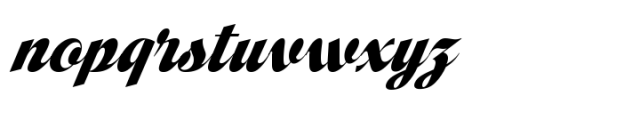 Vintage Charge Regular Font LOWERCASE
