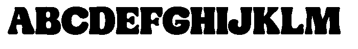 Vintage Daylight Solid Font UPPERCASE