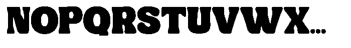 Vintage Daylight Solid Font UPPERCASE