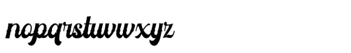 Vintage Feeling Font LOWERCASE
