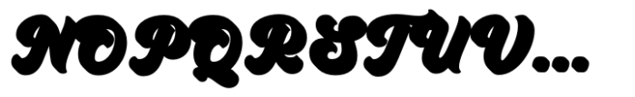 Vintage Genial Variables Bold Extrude Font UPPERCASE