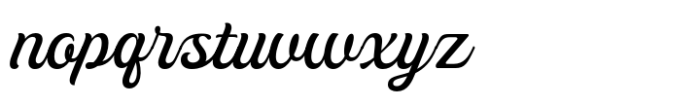 Vintage Genial Variables Regular Font LOWERCASE