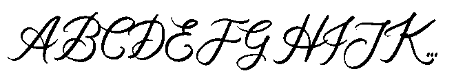 Vintage Market Script Font UPPERCASE