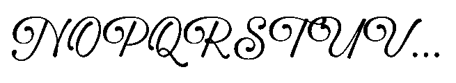 Vintage Millenia Font UPPERCASE