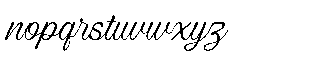 Vintage Millenia Font LOWERCASE