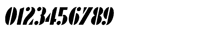 Vintage Moderne JNL Oblique Font OTHER CHARS