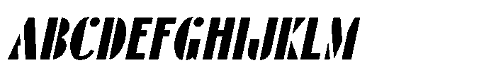 Vintage Moderne JNL Oblique FONT