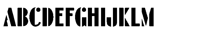 Vintage Moderne JNL Regular Font UPPERCASE