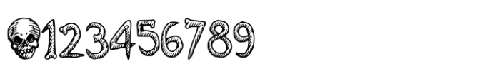 Vintage Old Skull 2.0 Font OTHER CHARS