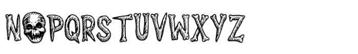Vintage Old Skull 2.0 Font UPPERCASE