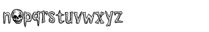 Vintage Old Skull 2.0 Font LOWERCASE