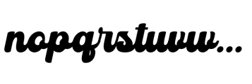 Vintage Round Regular Font LOWERCASE