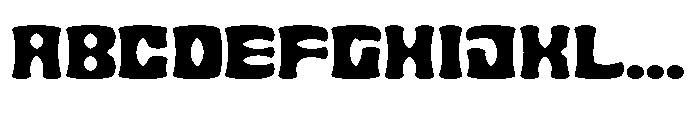 Vintage Runner Font UPPERCASE