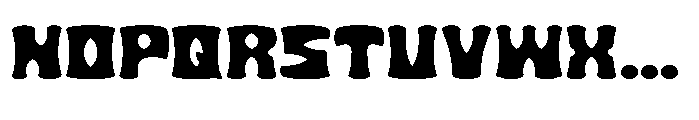 Vintage Runner Font UPPERCASE