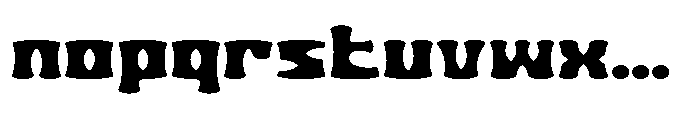 Vintage Runner Font LOWERCASE