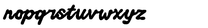 Vintage Rustborn Font LOWERCASE
