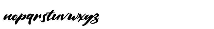 Vintage Style Font LOWERCASE