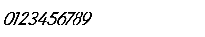 VintageRegal Font OTHER CHARS