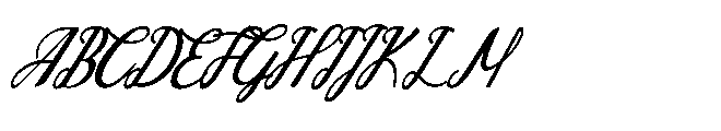 VintageRegal Font UPPERCASE