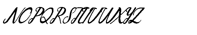 VintageRegal Font UPPERCASE