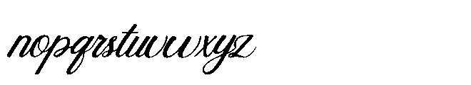 VintageRegal Font LOWERCASE